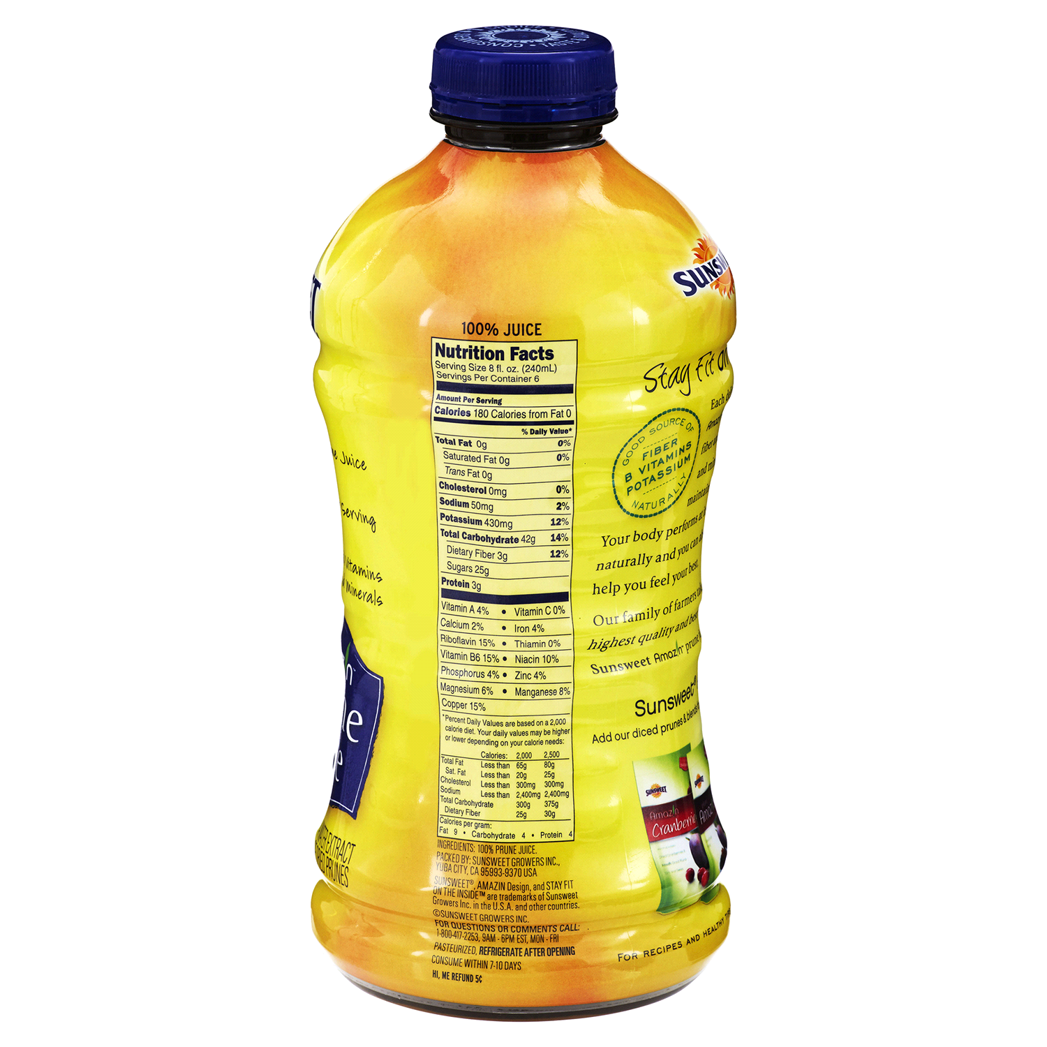 slide 2 of 2, Sunsweet Amaz!n Prune Juice - 48 fl oz, 48 fl oz