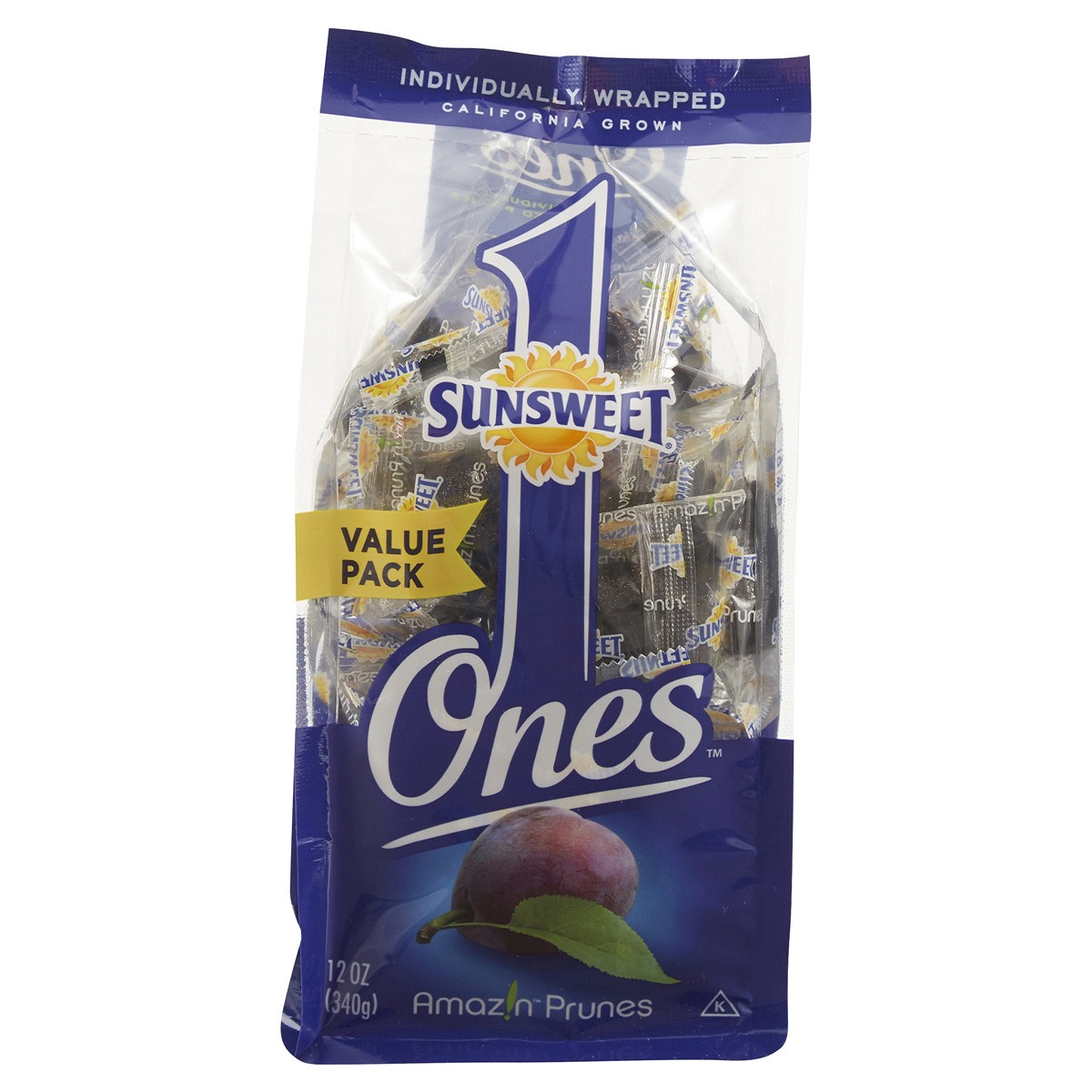 slide 1 of 5, Sunsweet Ones Prunes Value Pack, 12 oz, 12 oz