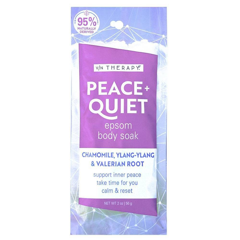 slide 1 of 4, Village Naturals Peace and Quiet Epsom Bath Soak, 2 oz