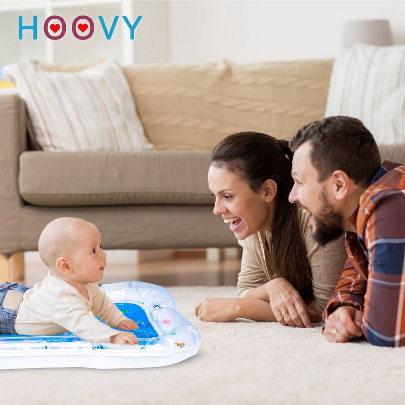 slide 2 of 8, Hoovy Inflatable Tummy Time Water Play Mat, 1 ct