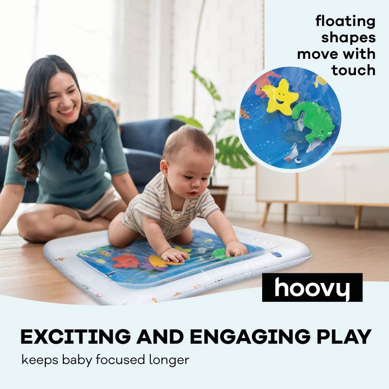 slide 6 of 8, Hoovy Inflatable Tummy Time Water Play Mat, 1 ct
