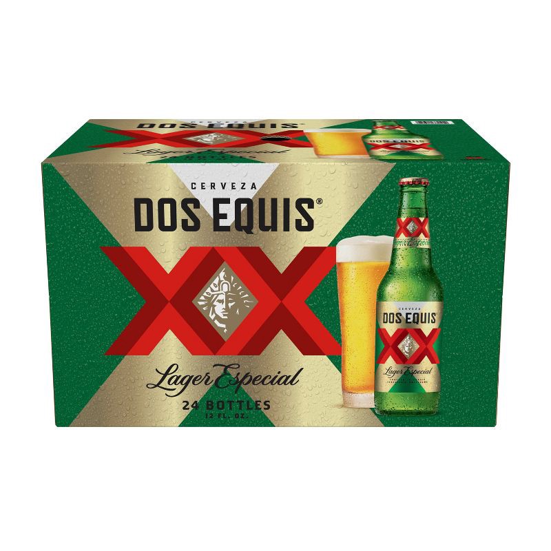 slide 7 of 8, Dos Equis Mexican Lager Beer - 24pk/12 fl oz Bottles, 24 ct; 12 fl oz
