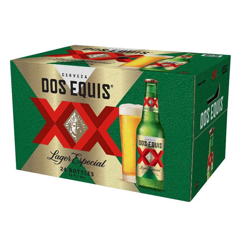 slide 3 of 8, Dos Equis Mexican Lager Beer - 24pk/12 fl oz Bottles, 24 ct; 12 fl oz