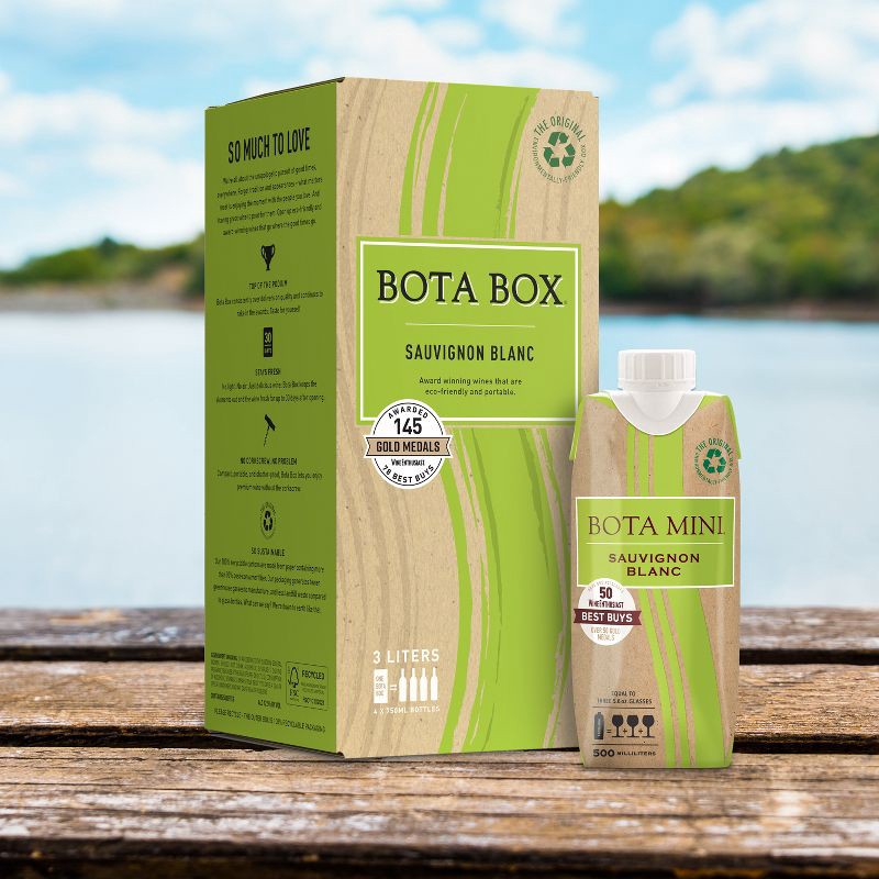 slide 4 of 11, Bota Box Sauvignon Blanc White Wine - 3L Box, 3 liter