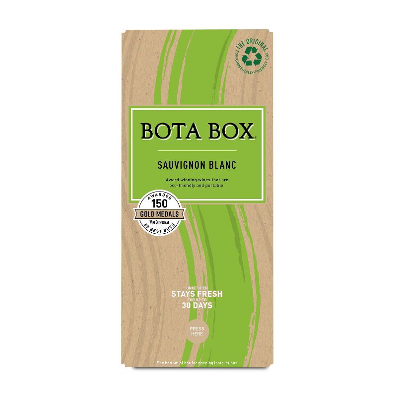 slide 1 of 9, Bota Box Sauvignon Blanc White Wine - 3L Box, 3 liter