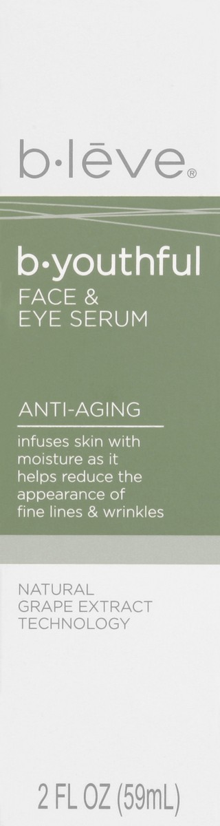 slide 5 of 6, B-leve B-youthful Anti-aging Face & Eye Serum, 2 fl oz