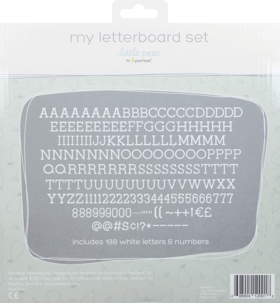 slide 7 of 9, Pearhead Little Pear My Letterboard Set 1 ea, 1 ct
