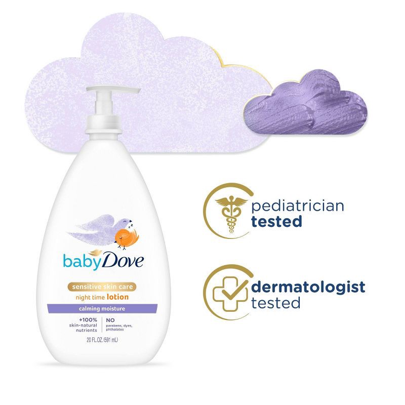 slide 3 of 8, Baby Dove Calming Nights Lotion - 20oz, 20 oz