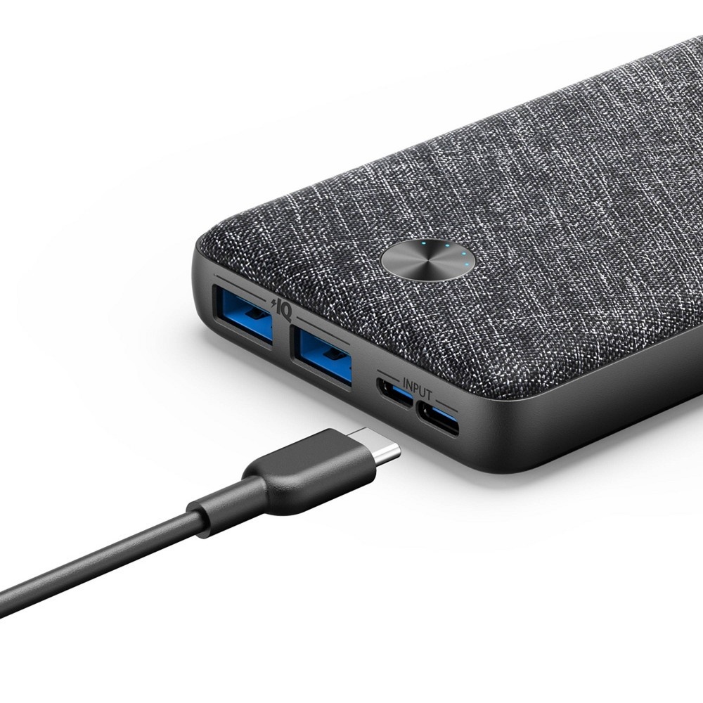 slide 4 of 5, Anker Powercore Metro 20000mAh Powerbank - Black, 1 ct