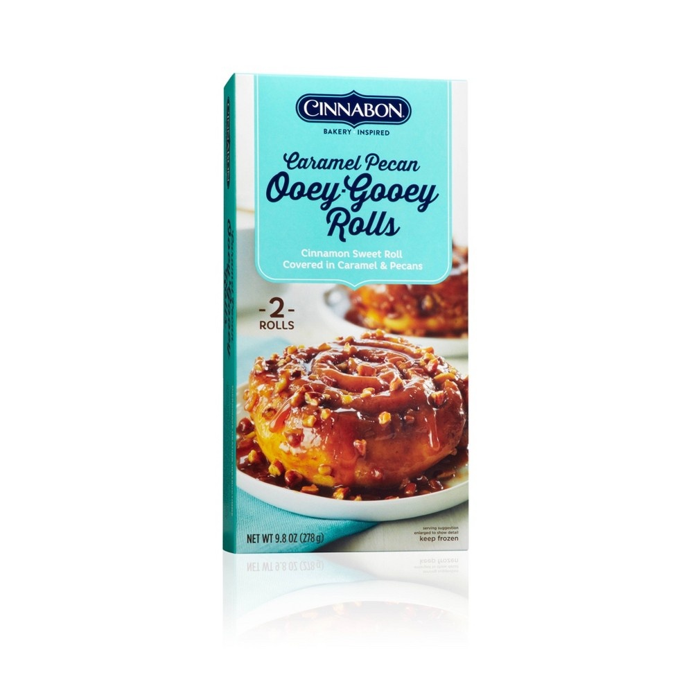 slide 4 of 5, Cinnabon Frozen Caramel Pecan Ooey-Gooey Rolls, 9.8 oz