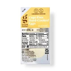 Cage-Free Hard Cooked Eggs - 2ct - Good & Gather™