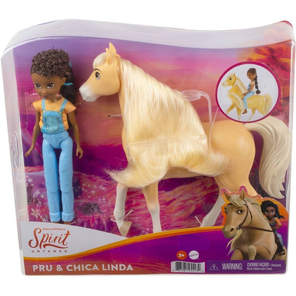 slide 6 of 6, Spirit Untamed Pru & Chica Linda Doll and Horse Figures, 1 ct