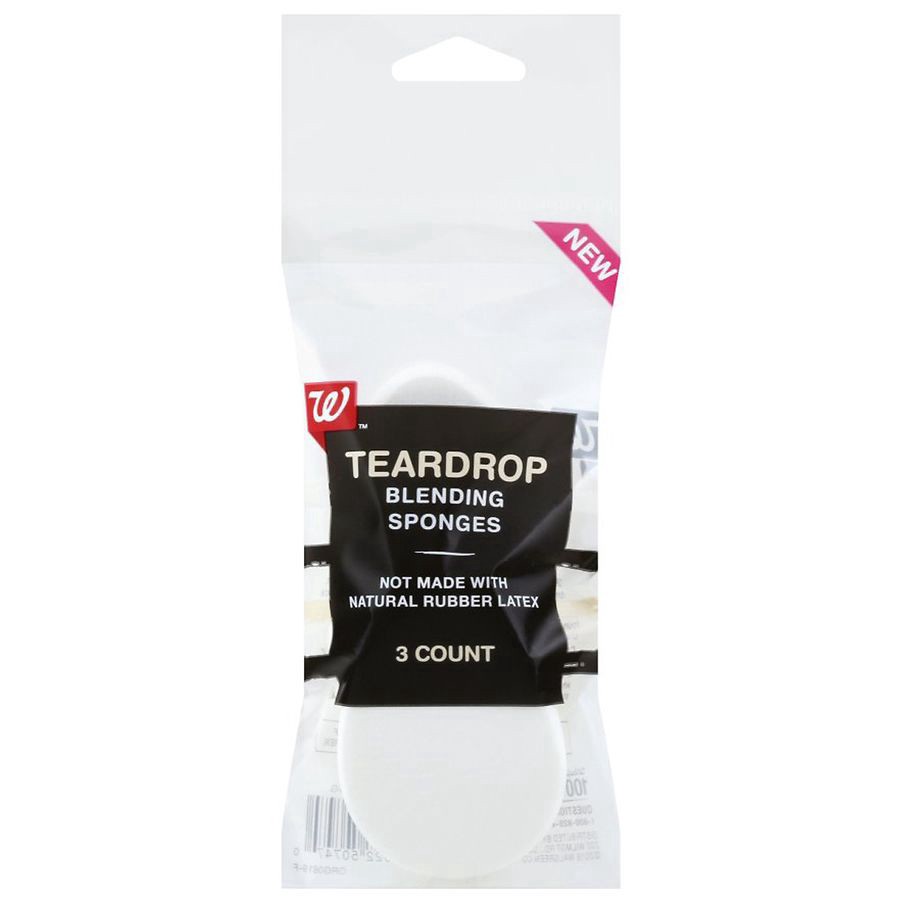 slide 1 of 2, Walgreens Teardrop Blending Sponges 3S, 3 ct x 3 ct