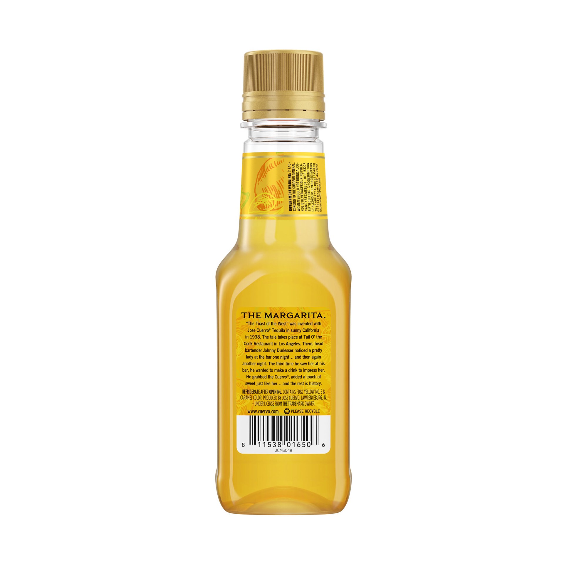 slide 5 of 5, Jose Cuervo Authentic Margarita Mango Ready to Drink Cocktail (4 pack, 200 ml), 800 ml