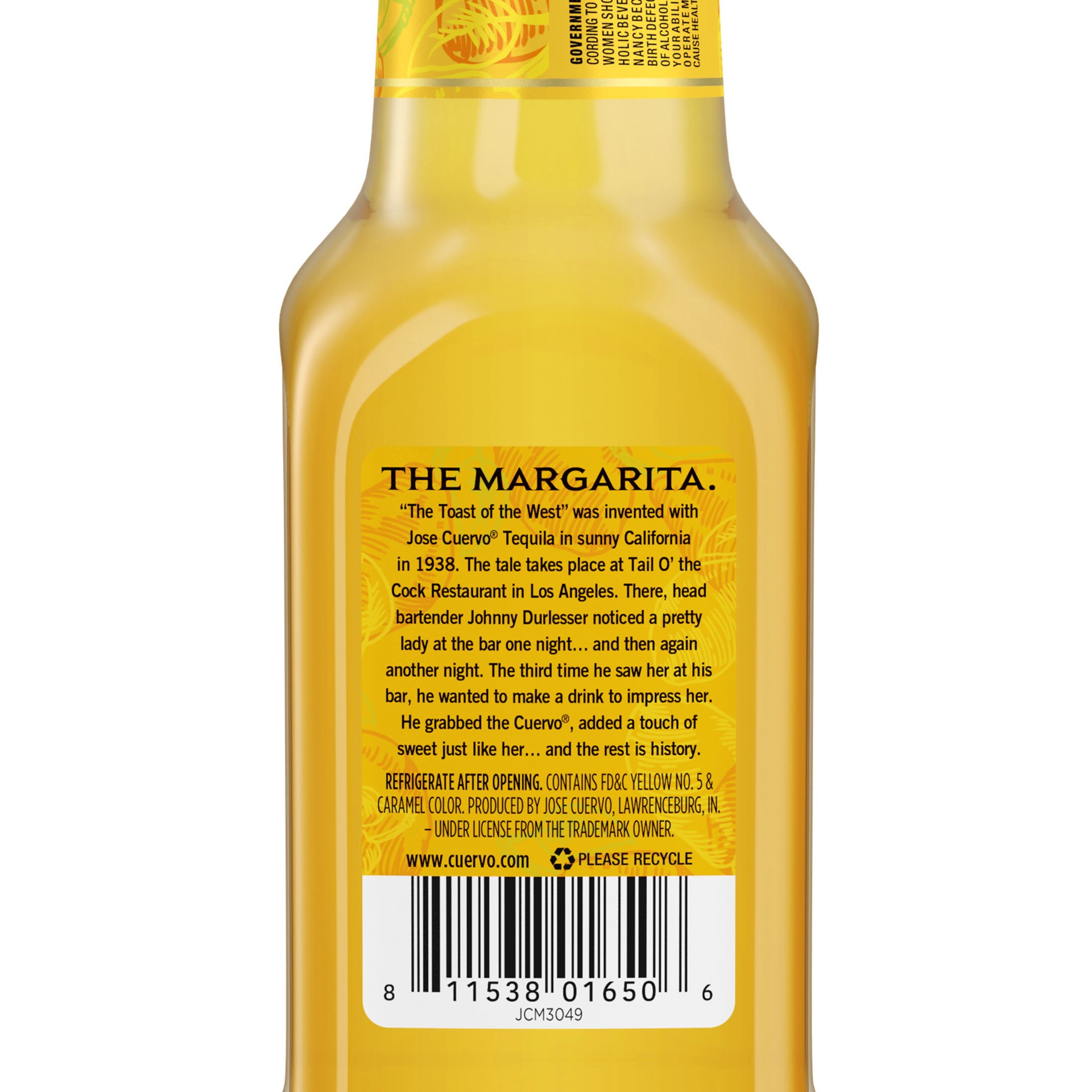 slide 4 of 5, Jose Cuervo Authentic Margarita Mango Ready to Drink Cocktail (4 pack, 200 ml), 800 ml