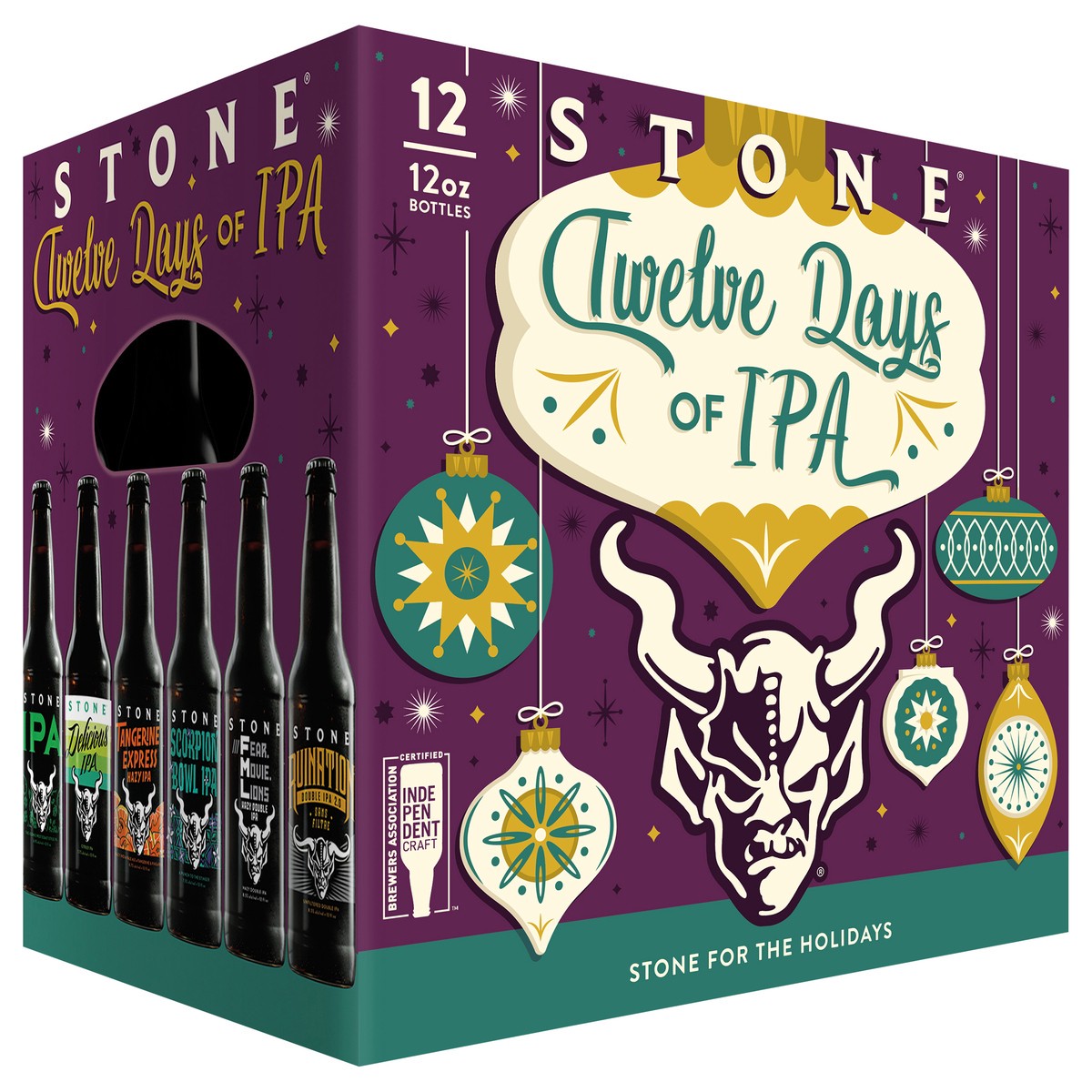 slide 2 of 4, Stone Beer, Twelve Days Of Ipa, 144 oz