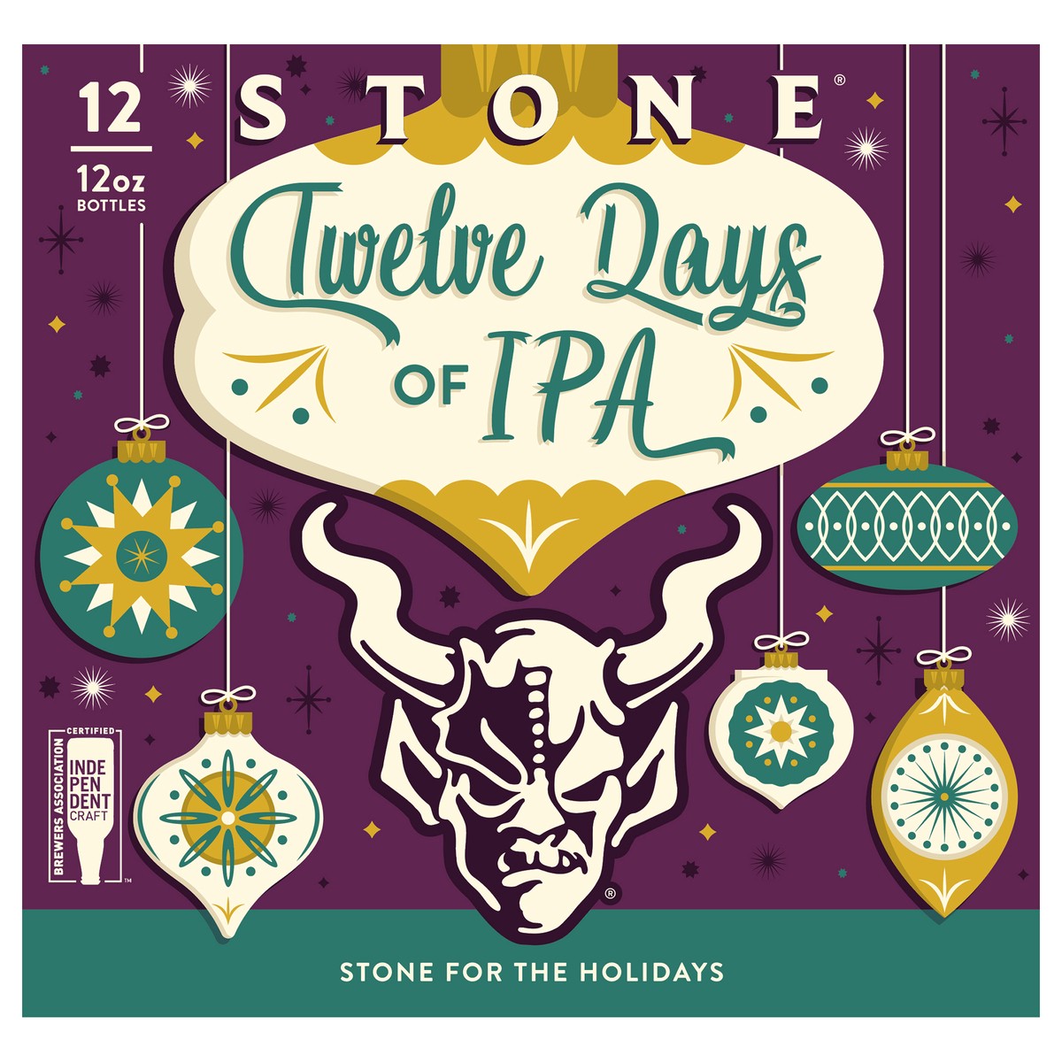 slide 3 of 4, Stone Beer, Twelve Days Of Ipa, 144 oz