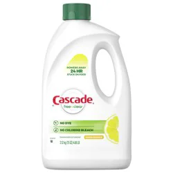 Cascade Free & Clear Gel Dishwasher Detergent, Lemon Essence, 75 oz