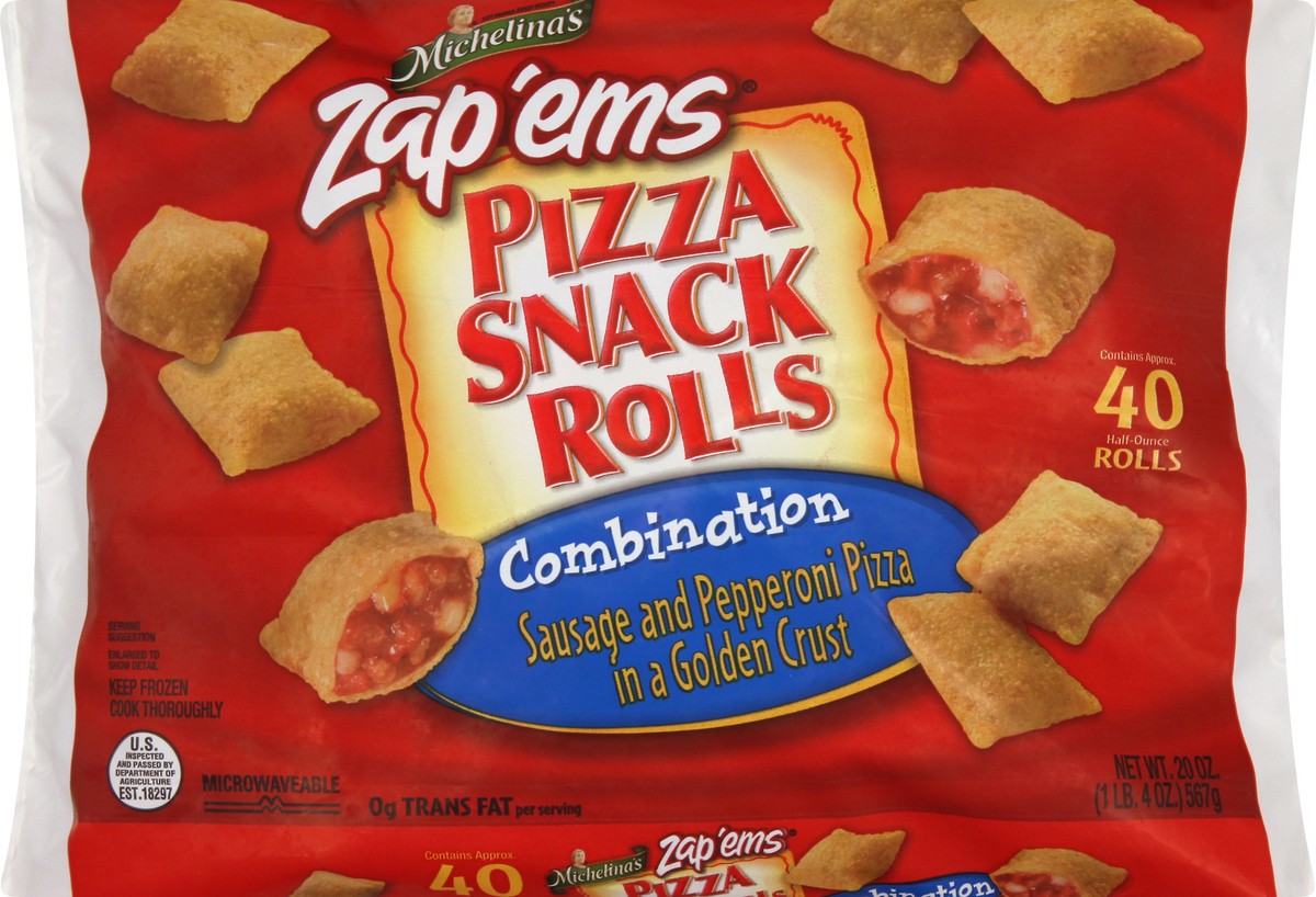 slide 3 of 7, Michelina's Pizza Snack Rolls, 20 oz