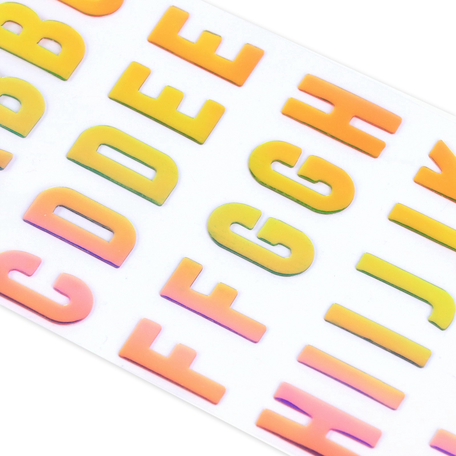 slide 2 of 5, Iridescent Alphabet Stickers By Recollections, 1 in