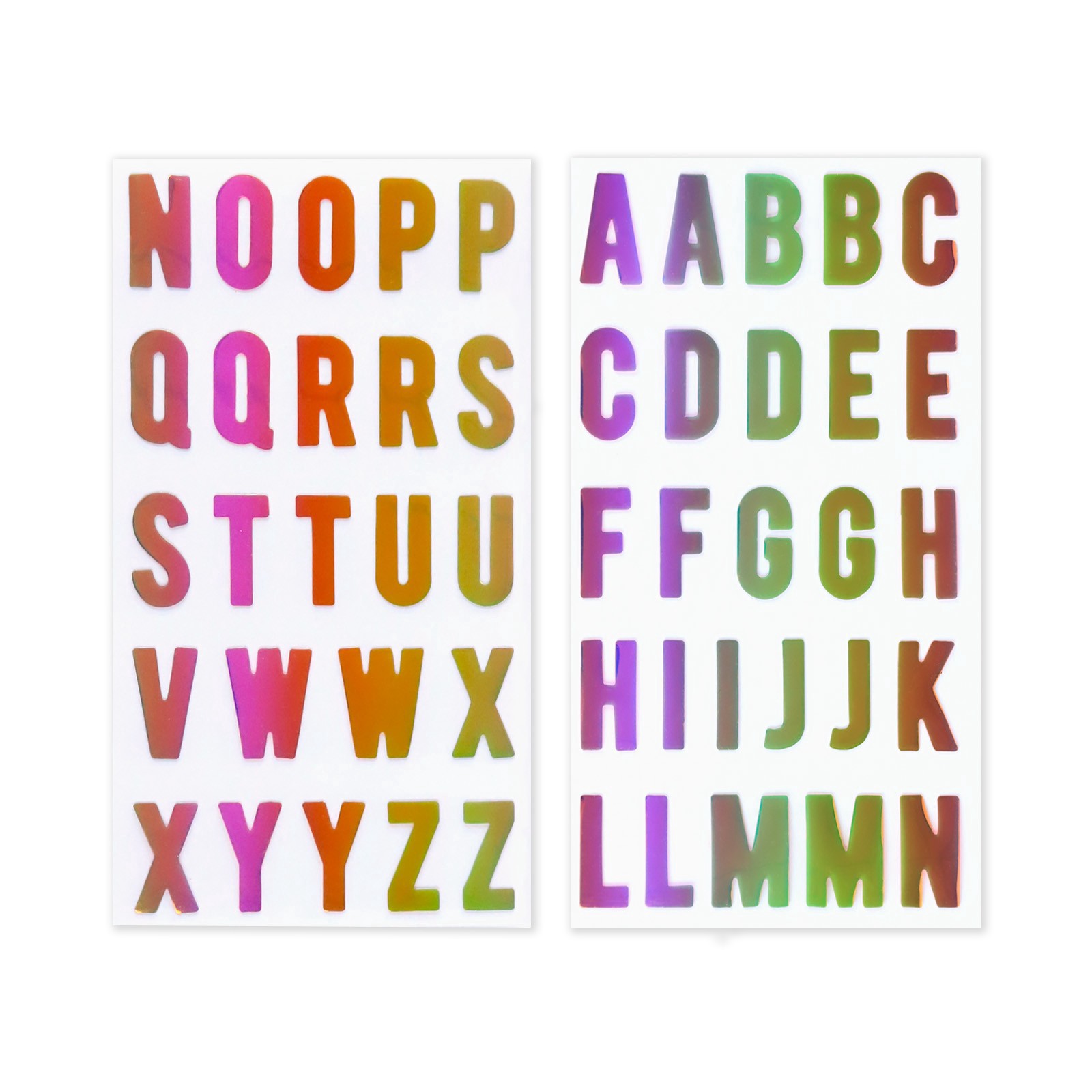 slide 3 of 5, Iridescent Alphabet Stickers By Recollections, 1 in
