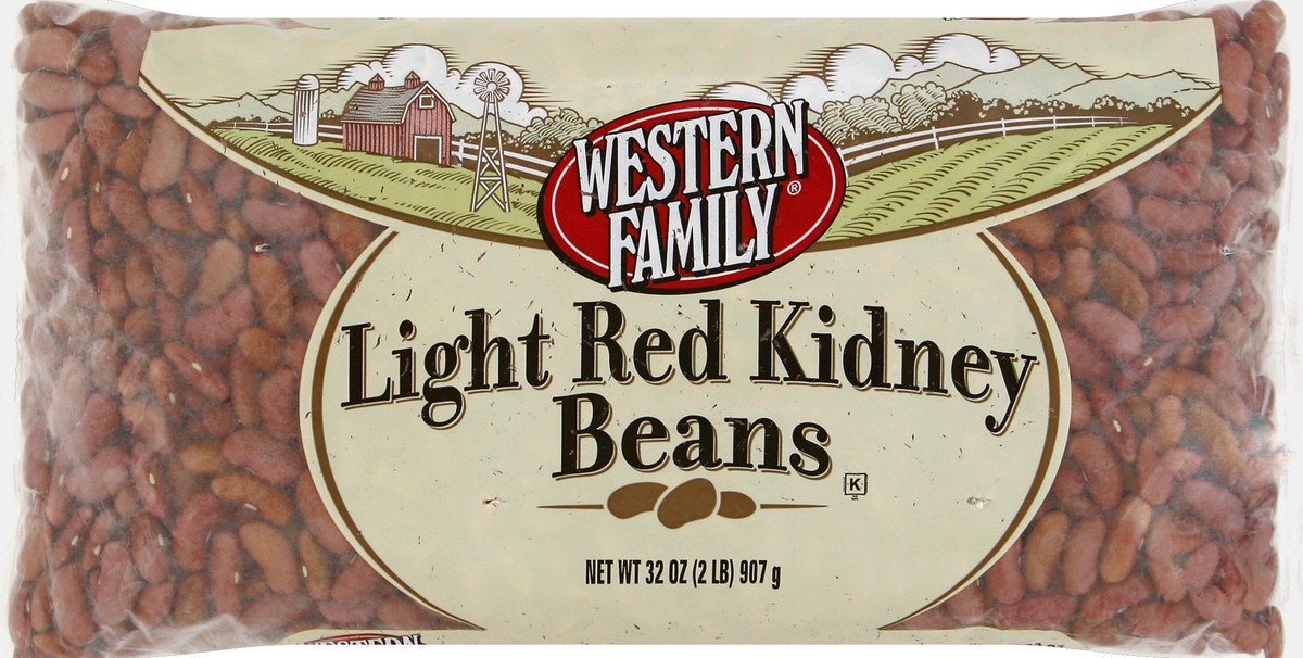 slide 5 of 6, Western Family Red Kidney Beans, 32 oz