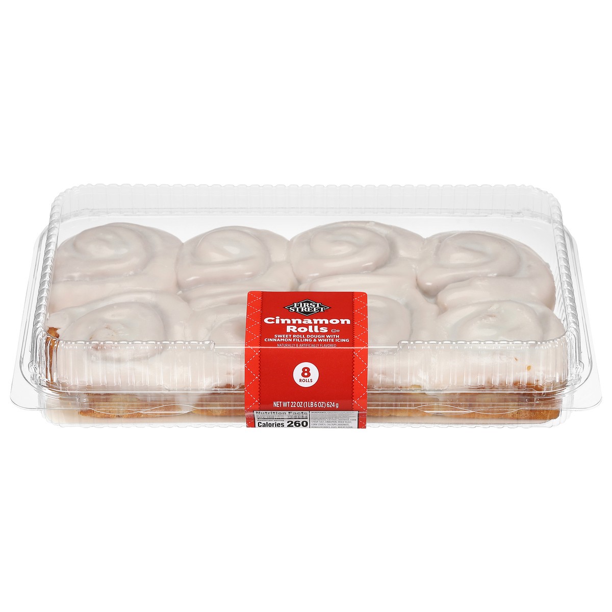 slide 3 of 4, First Street Fs Cinnamon Roll, 22 oz