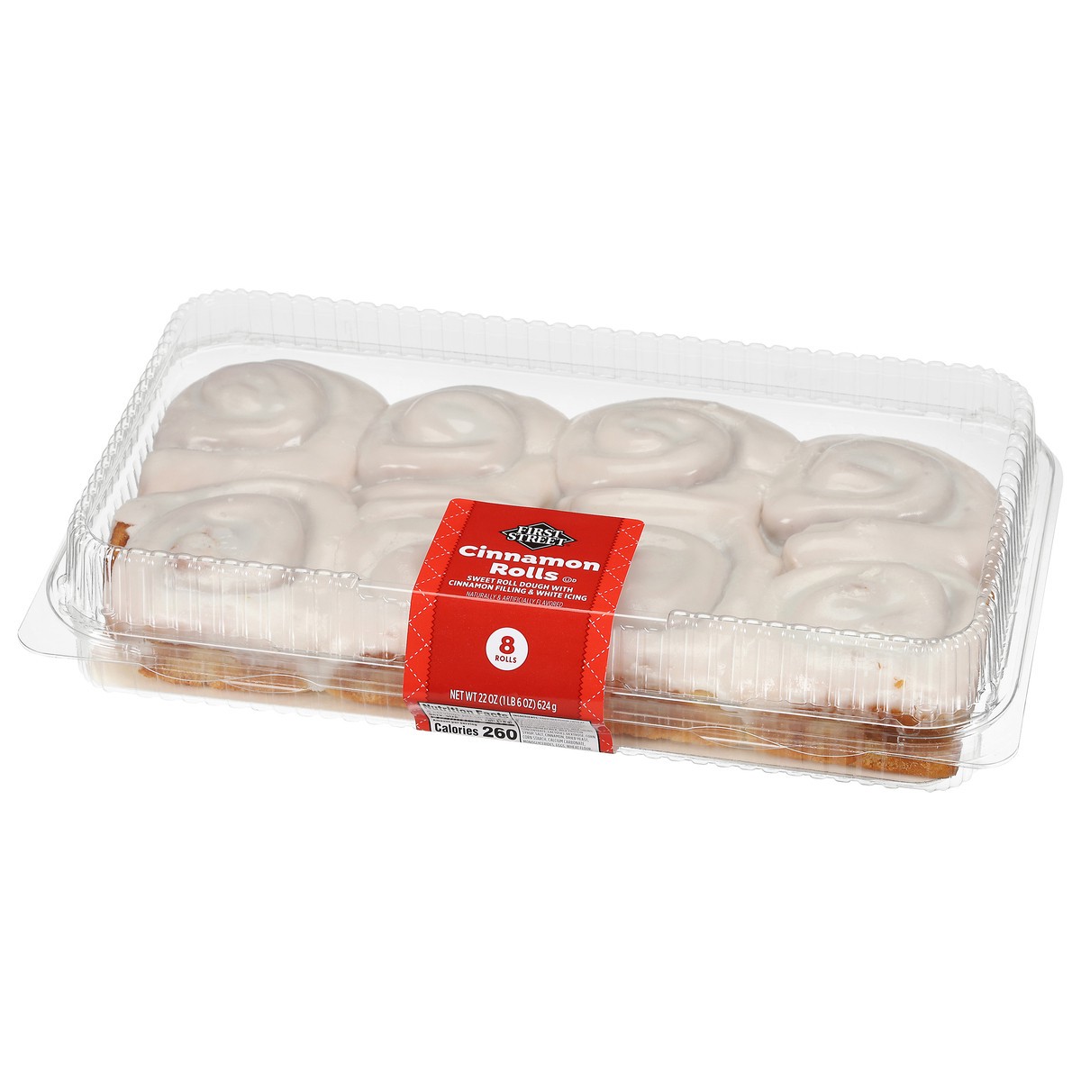 slide 2 of 4, First Street Fs Cinnamon Roll, 22 oz