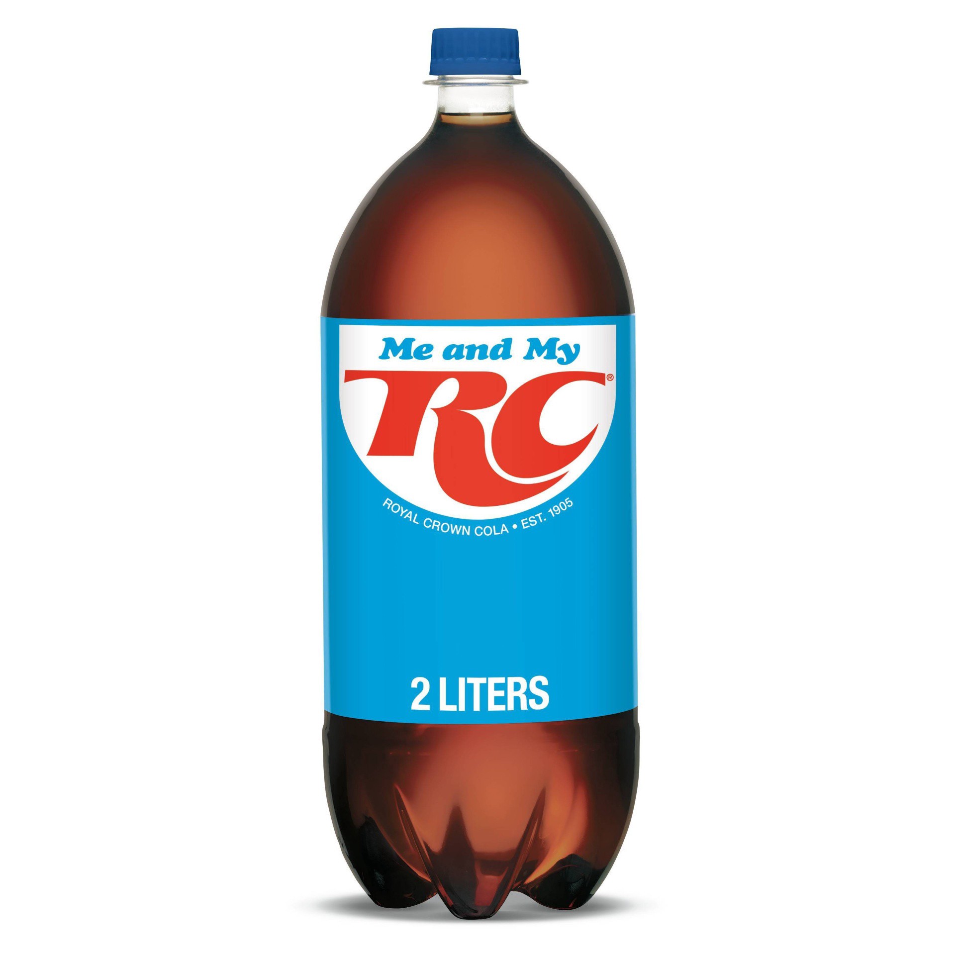 slide 1 of 5, RC Cola Soda Bottle, 2 liter