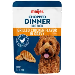 Meijer Chicken In Gravy Wet Dog Food 3.5 Oz Pouch