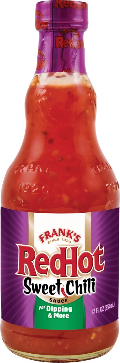 slide 3 of 12, Frank's RedHot Sweet Chili Hot Sauce, 12 fl oz, 12 fl oz