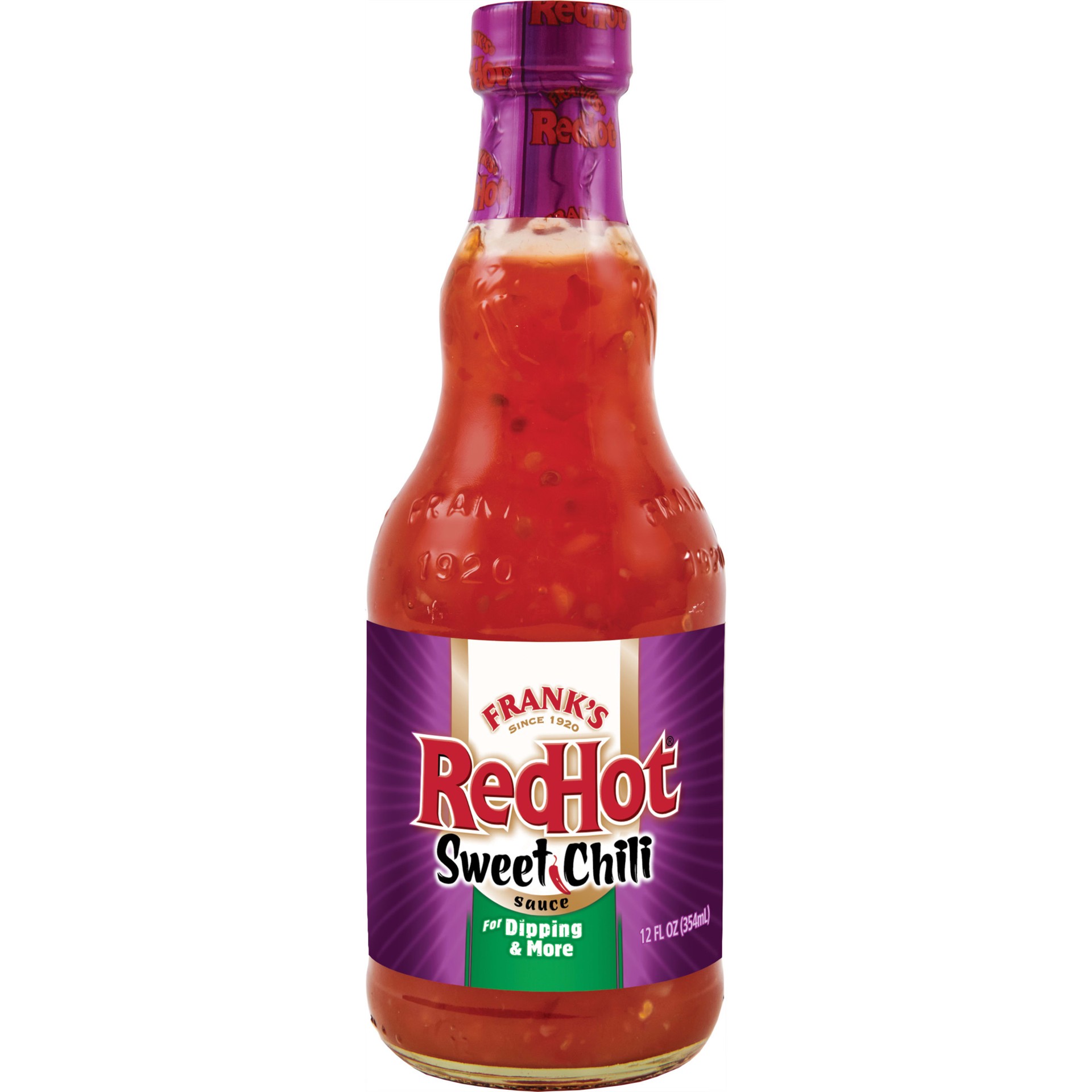 slide 1 of 12, Frank's RedHot Sweet Chili Hot Sauce, 12 fl oz, 12 fl oz