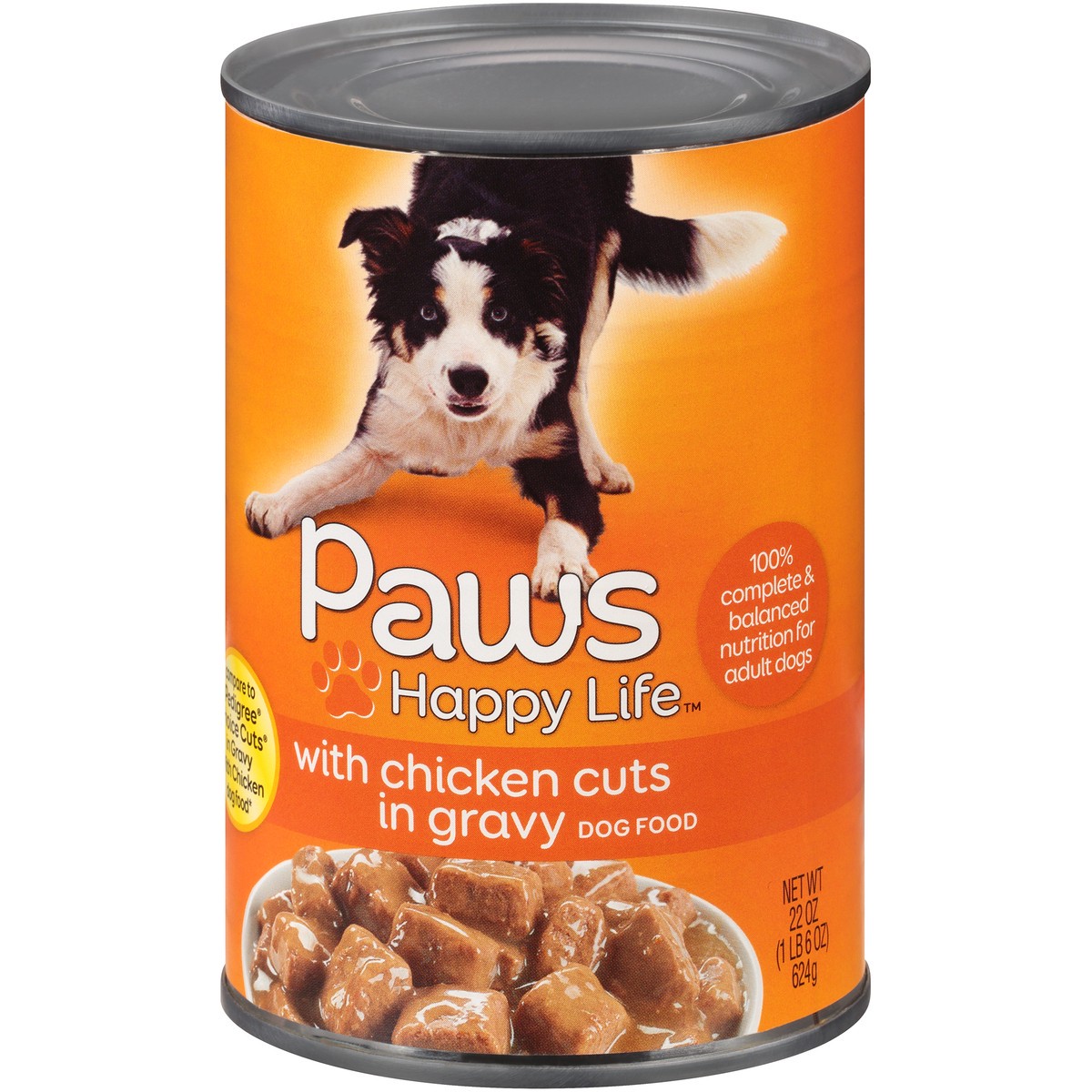 Paws Happy Life Chicken Cuts In Gravy Dog Food 22 oz Shipt