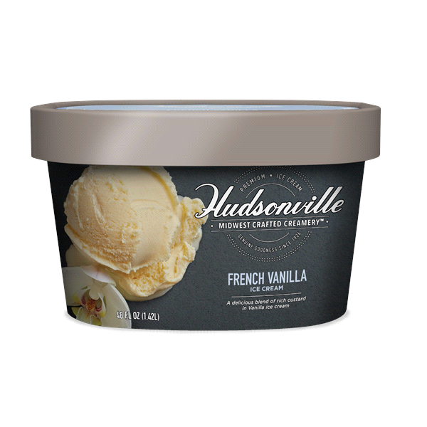 slide 1 of 1, Hudsonville Ice Cream French Vanilla, 48 oz