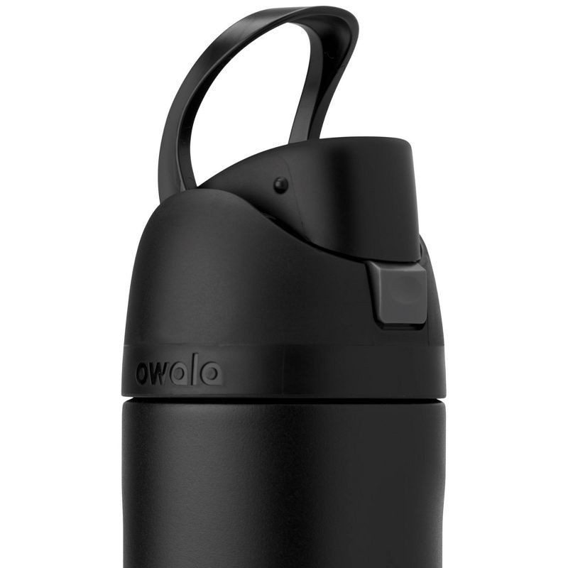 slide 4 of 7, Owala 24oz FreeSip Stainless Steel Water Bottle - Very Very Dark, 24 oz