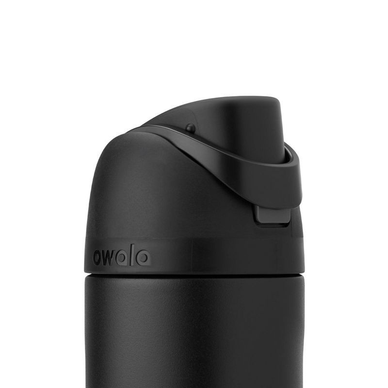 slide 5 of 7, Owala 24oz FreeSip Stainless Steel Water Bottle - Very Very Dark, 24 oz