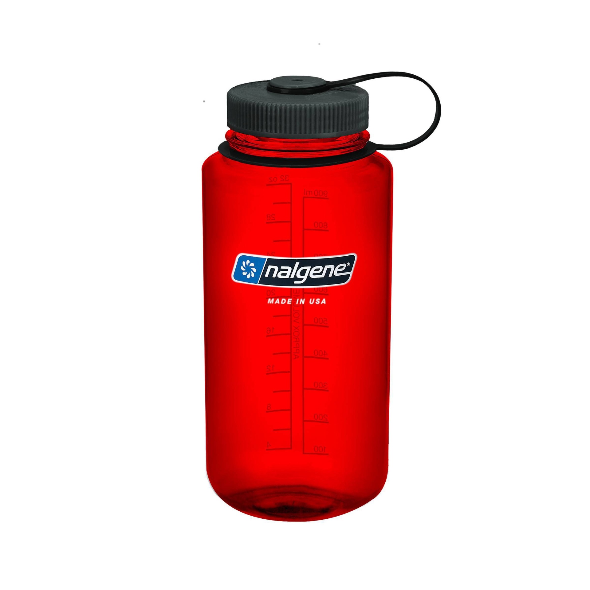 slide 1 of 3, Nalgene 32oz Wide Mouth Water Bottle - Red, 1 ct