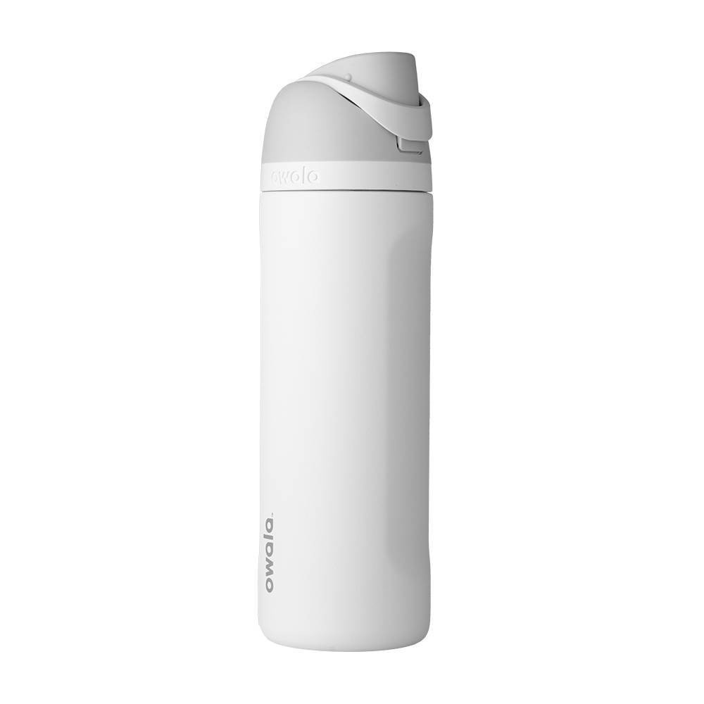 Owala FreeSip Stainless Steel Water Bottle - Shy Marshmallow White