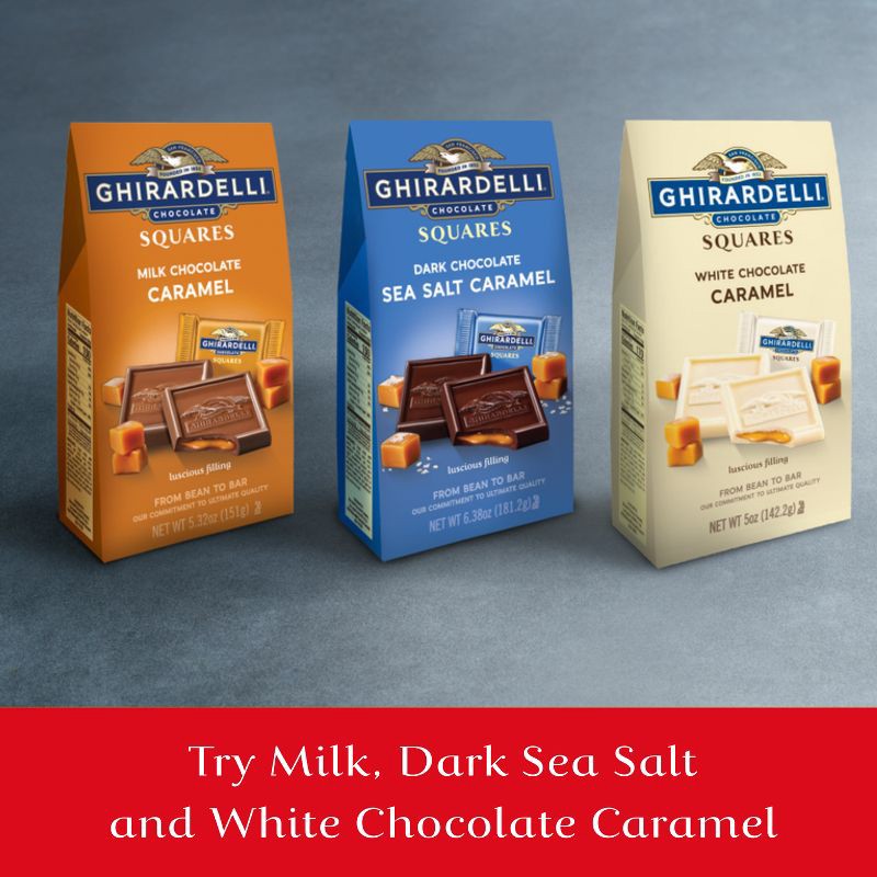slide 6 of 6, GHIRARDELLI Chocolate Caramel Assortment Candy SQUARES - 16.1oz, 16.1 oz