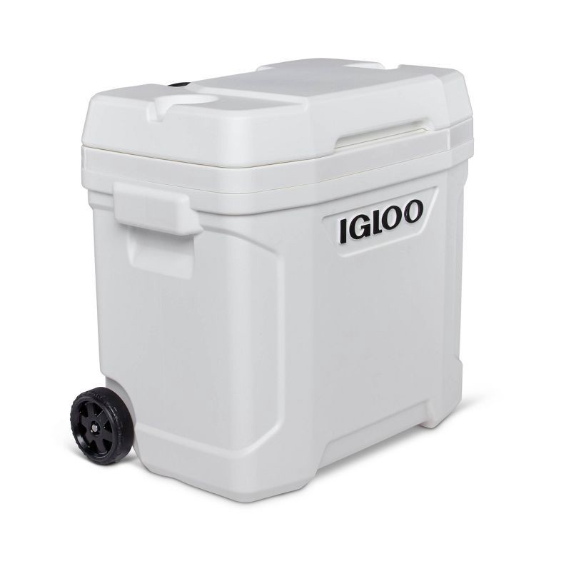 slide 8 of 16, Igloo Latitude 30qt Roller Marine Cooler: UV-Resistant, Hard-Sided, Polyethylene, 30 qt