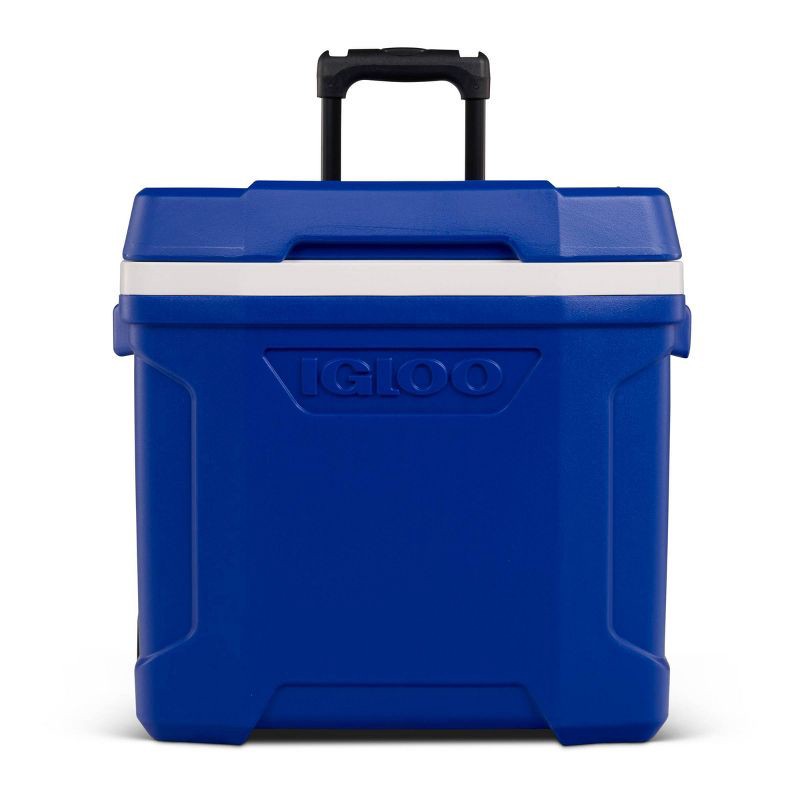 slide 2 of 13, Igloo Latitude 30qt Roller Cooler: Hard-Sided with Wheels, 41-Can Capacity, 30 qt