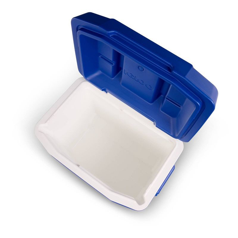 slide 13 of 13, Igloo Latitude 30qt Roller Cooler: Hard-Sided with Wheels, 41-Can Capacity, 30 qt