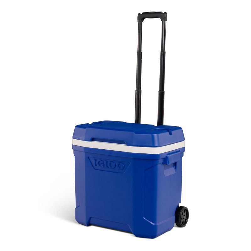 slide 4 of 13, Igloo Latitude 30qt Roller Cooler: Hard-Sided with Wheels, 41-Can Capacity, 30 qt
