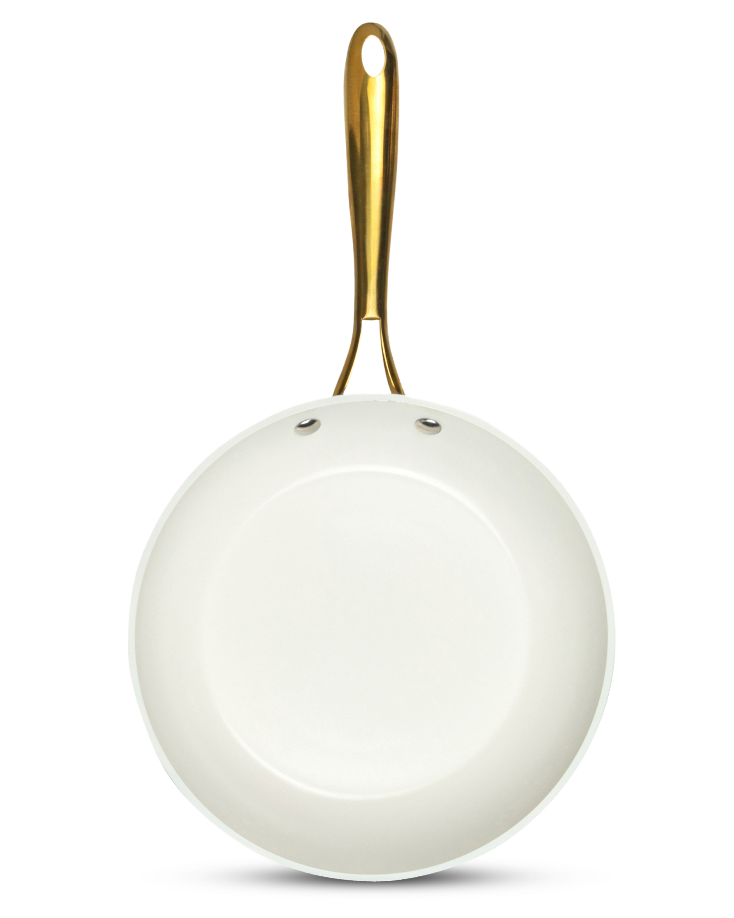 slide 2 of 2, Gotham Steel 12in Fry Pan Cream, 1 ct