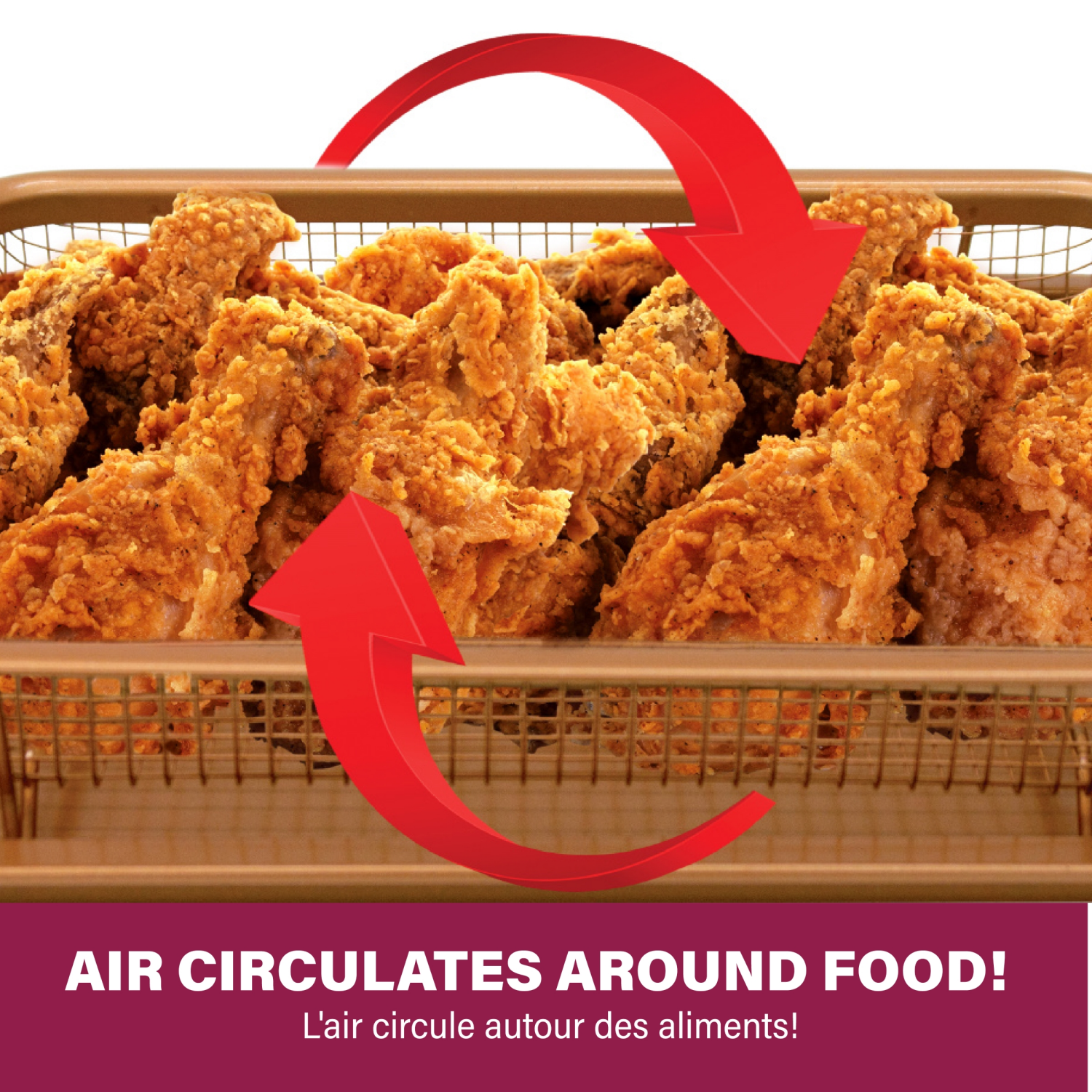 slide 5 of 8, Gotham Steel Crisper tray, 1 ct