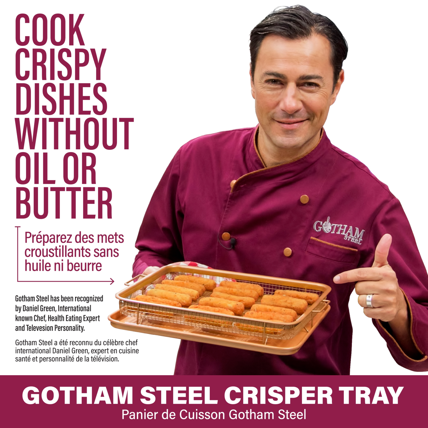 slide 8 of 8, Gotham Steel Crisper tray, 1 ct
