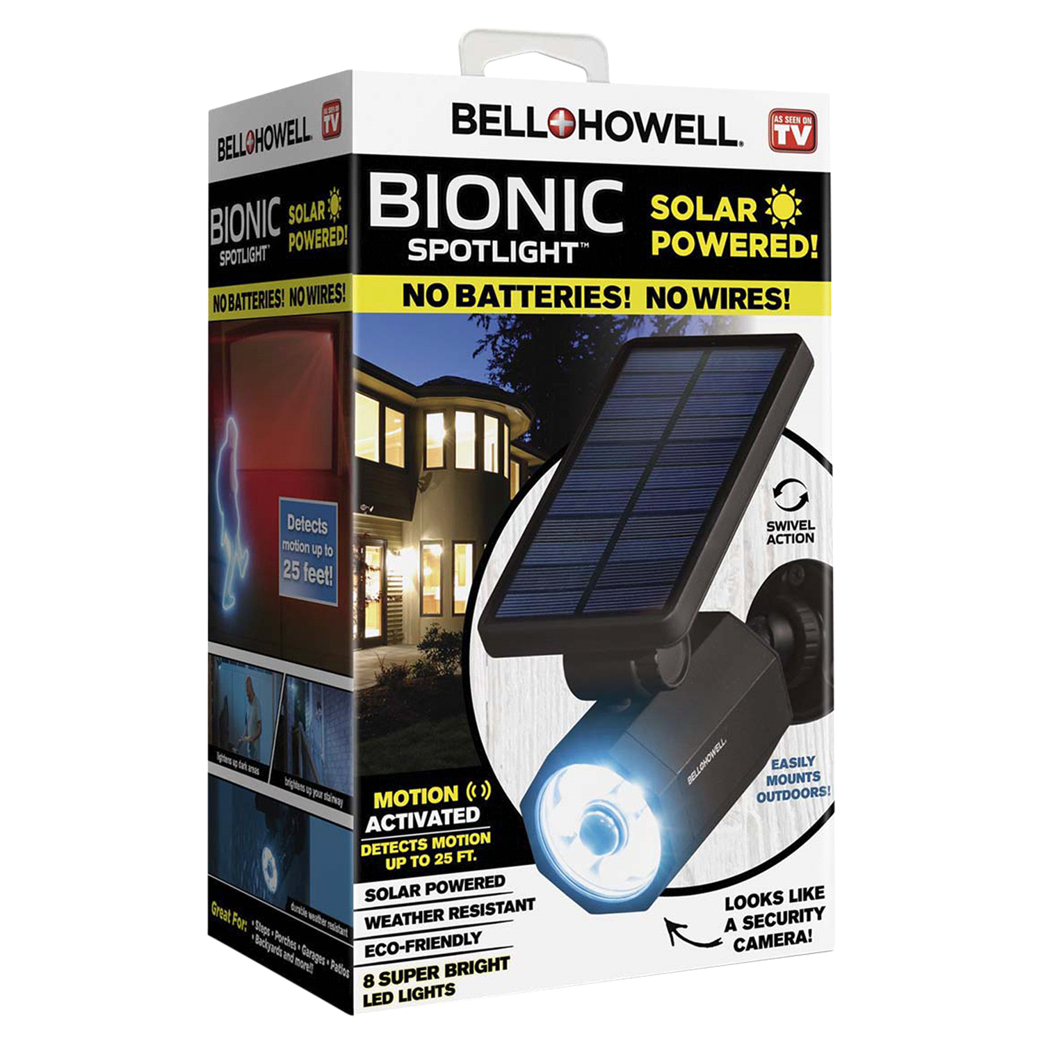 slide 1 of 1, Bell + Howell ASOTV Bell and Howell Solar Bionic Spotlight, 1 ct