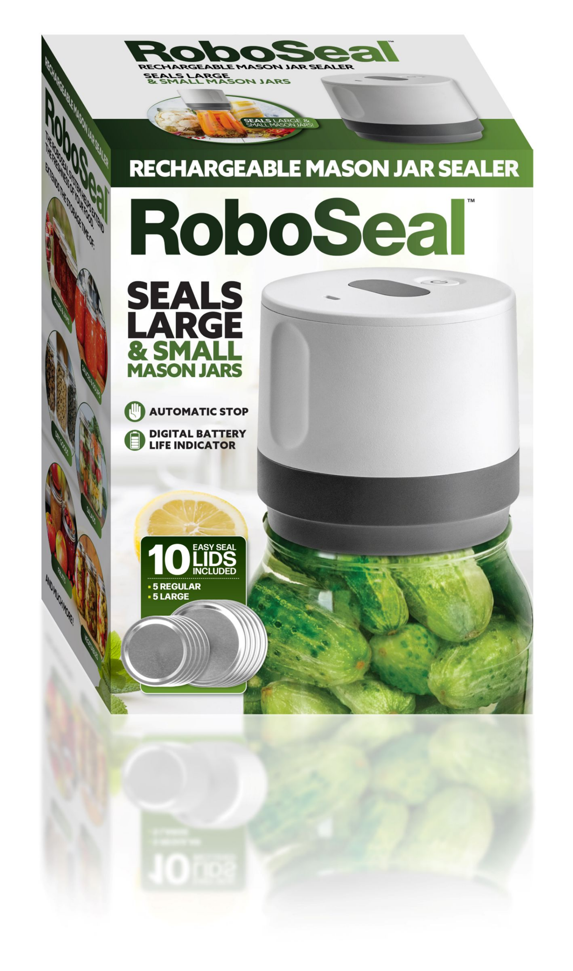 slide 1 of 5, RoboSeal Electric Jar Sealer, 1 ct