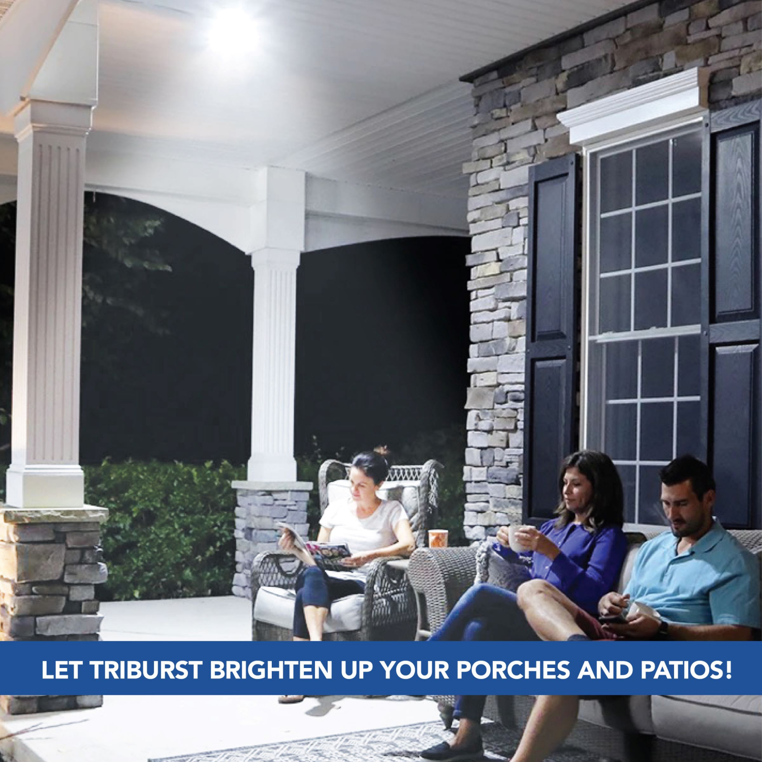 slide 4 of 5, Bell + Howell Triburst 4000 Lumen White, 1 ct