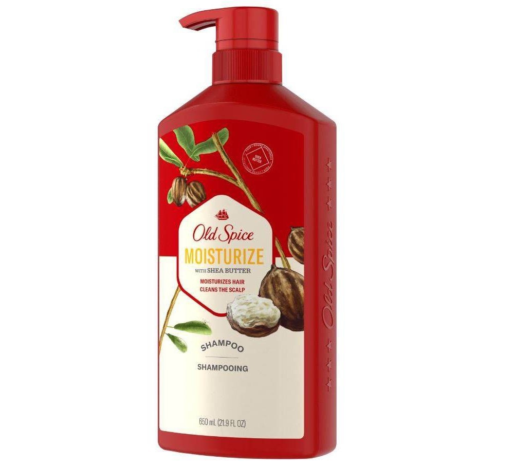 slide 2 of 4, Old Spice Shampoo with Shea Butter, 21.9 fl oz